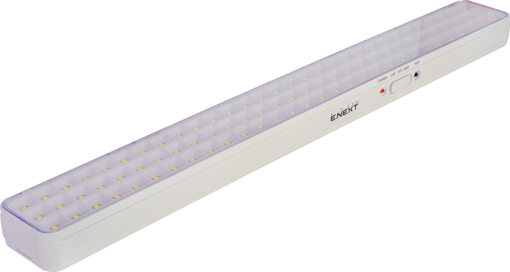 Світильник аварійний E.NEXT e.emerg.stand.9890K.led.3/6h.IP20 5,4 Вт 90 LED білий l0680003